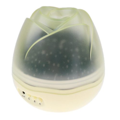 Gelbe, blumenförmige Nachtlampe für Kinder