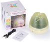 Gelbe, blumenförmige Nachtlampe für Kinder