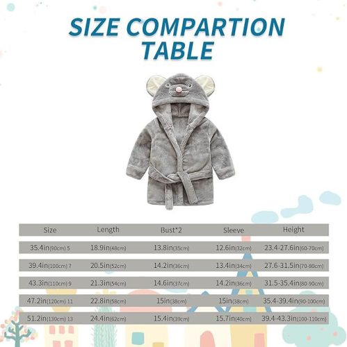 IEUUMLER Kindermantel - Kleine Maus (Größe 120)