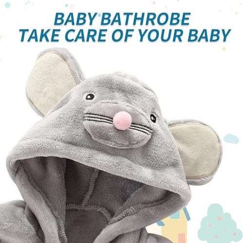 IEUUMLER Kindermantel - Kleine Maus (Größe 100)