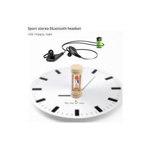   Bluetooth-Kopfhörer, Sport-Ohrhörer, High-Fidelity-Sound (schwarz)