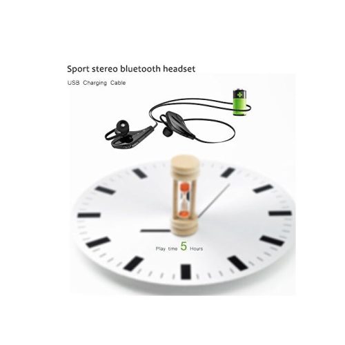 Bluetooth-Kopfhörer, Sport-Ohrhörer, High-Fidelity-Sound (schwarz)