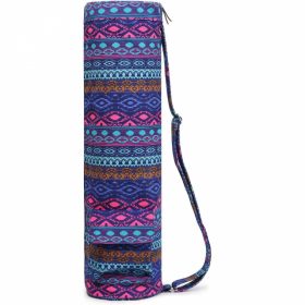 Yogamattentasche (Blaue Raute)