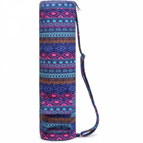 Yogamattentasche (Blaue Raute)