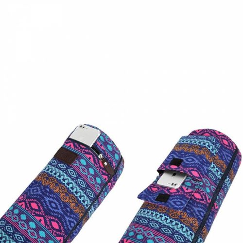 Yogamattentasche (Blaue Raute)