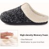 Ultraideas Memory Foam Winter Mamus Größe 46/47 (Schwarz-Weiß)