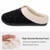 Ultraideas Memory Foam Winter Mum Größe 46/47 (Schwarz)