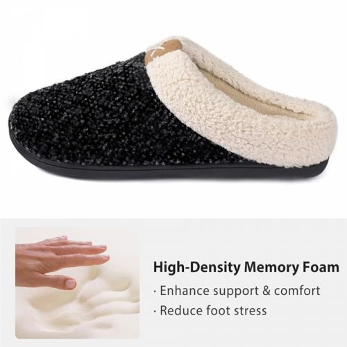 Ultraideas Memory Foam Winter Mamus Größe 40/41 (Schwarz)