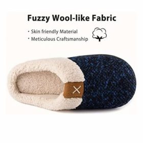   Ultraideas Memory Foam Winter Mamus Größe 36/37 (Schwarz-Blau)