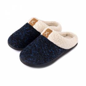   Ultraideas Memory Foam Winter Mamus Größe 38/39 (Schwarz-Blau)