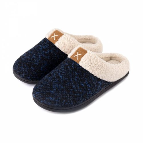 Ultraideas Memory Foam Winter Mamus Größe 38/39 (Schwarz-Blau)
