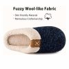 Ultraideas Memory Foam Winter Mamus Größe 38/39 (Schwarz-Blau)