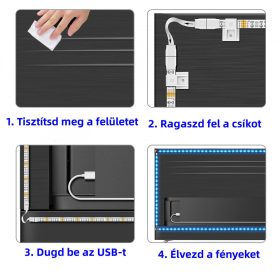 InnoLight LED-Streifen TV-Hintergrundbeleuchtung 4*0,5m