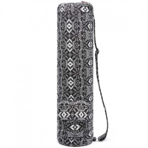 BOENCE Yogamattentasche (schwarz-weißes Muster)