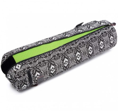 BOENCE Yogamattentasche (schwarz-weißes Muster)