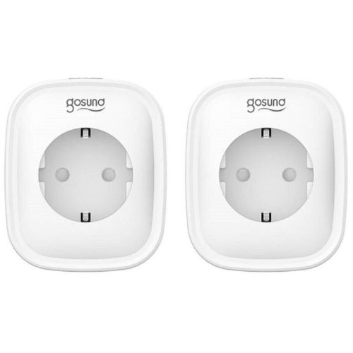 Gosund SP112 Doppel-Smart-Stecker mit WLAN und USB-Anschluss – 2 EU-Steckdosen, Energieüberwachung, Timer