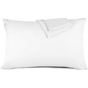 ADORIC Mikrofaser-Kissenbezüge, 40 x 80 cm, 2Stück (weiß)
