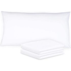 ADORIC Mikrofaser-Kissenbezüge, 40 x 80 cm, 2Stück (weiß)