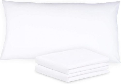 ADORIC Mikrofaser-Kissenbezüge, 40 x 80 cm, 2Stück (weiß)