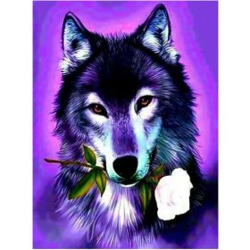 Bshop Diamantmalerei (Lila Wolf)
