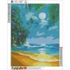 Bshop Diamantmalerei Strand 40 x 50 cm