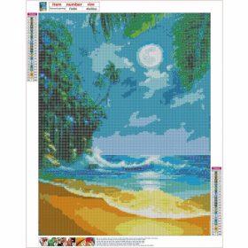 Bshop Diamantmalerei Strand 40 x 50 cm