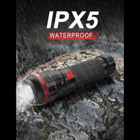   Fulighture Tragbare kleine Taschenlampe mit 12 Batterien 4 Stk