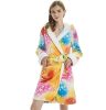 YisiNP Star Unicorn Bademantel M (Regenbogen)