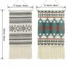 Lomohoo Wandteppich mit Aztekenmuster (Weiß-Schwarz)