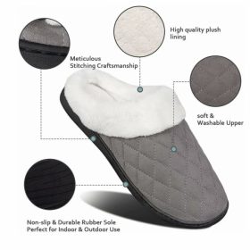 Ultraideas Memory Foam Winter Mamus Größe 42-43 (Grau)