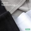 Falary Herren-Trikots aus 100 % Baumwolle, Größe S, 5Stück (schwarz, weiß, grau)