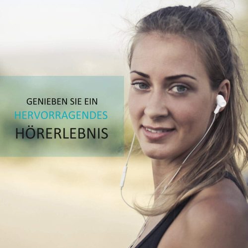 Toplus In-Ear-Kopfhörer für Smartphones (weiß)