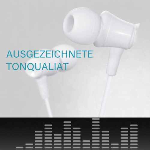 Toplus In-Ear-Kopfhörer für Smartphones (weiß)