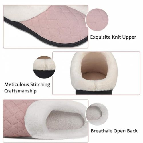 Ultraideas Memory Foam Winter Mamus Größe 36-37 (Rosa)