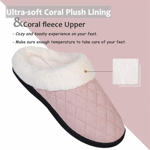 Ultraideas Memory Foam Winter Mamus Größe 36-37 (Rosa)