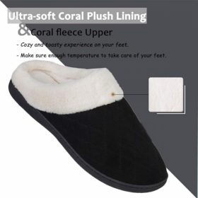   Ultraideas Memory Foam Winter Mamus Muster Größe 38-39 (Schwarz)