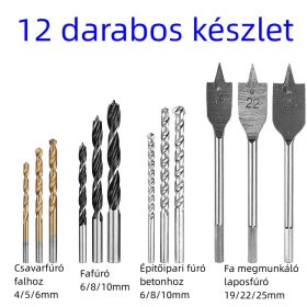 Meterk Schlagbohrmaschinen-Set 950W, mit 12 Köpfen