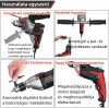 Meterk Schlagbohrmaschinen-Set 950W, mit 12 Köpfen