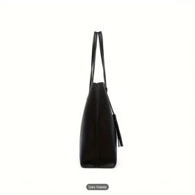 Modische Damentasche (schwarz)