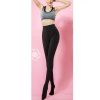 Yulaixuan Dicke Damen-Strumpfhose aus Baumwolle, 2Stück (schwarz)