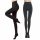 Yulaixuan Damen Strumpfhosen 2 Stück (Schwarz-Grau)