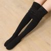 Yulaixuan Damen Strumpfhosen 2 Stück (Schwarz-Grau)