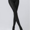 Yulaixuan Damen Strumpfhosen 4 Stück (Schwarz-Lila)