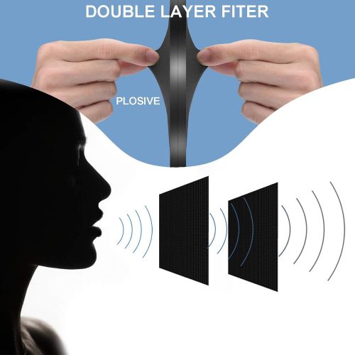 Mikrofon-Pop-Filter für Blue Yeti und andere Mikrofone,