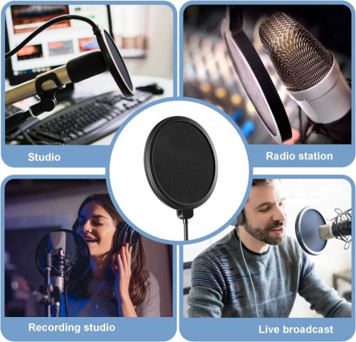 Mikrofon-Pop-Filter für Blue Yeti und andere Mikrofone,
