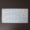Professionelle Silikonform - Buchstaben und Zahlen