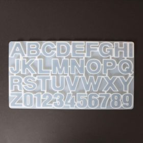 Professionelle Silikonform - Buchstaben und Zahlen