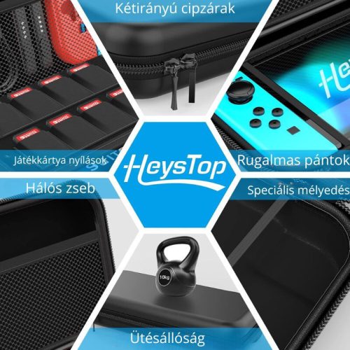 HEYSTOP Nintendo Switch Schutzset - Schwarz