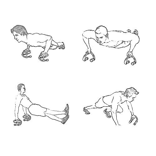 Bshop Push Up Stand Liegestütze 2 Stk