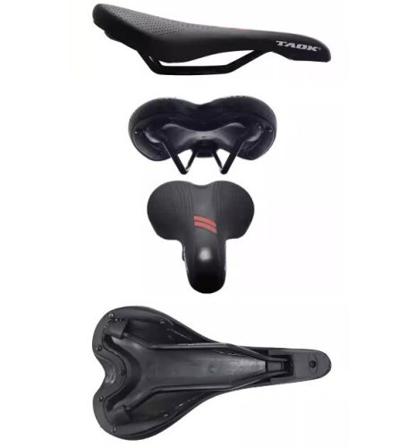 TAOK Mountainbike-Sitzkissen – (Weiß/Schwarz)